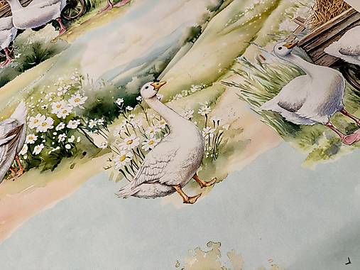 100%  3 D BAVLNA DEKOR/ HUSKY NA DVORE