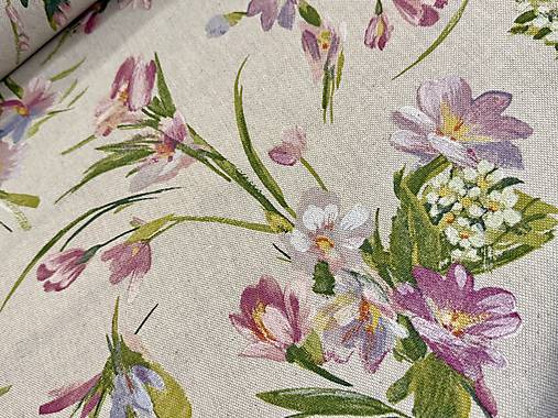 BAVLNA DEKOR/ KVETINY ŠAFRÁNY