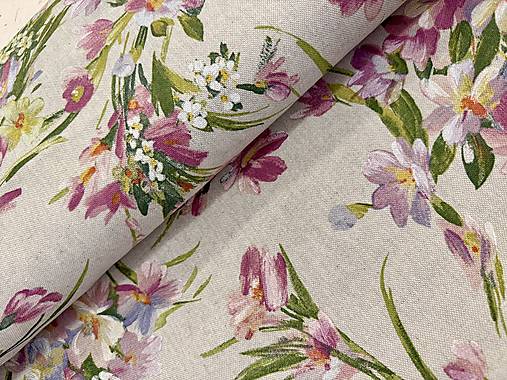 BAVLNA DEKOR/ KVETINY ŠAFRÁNY