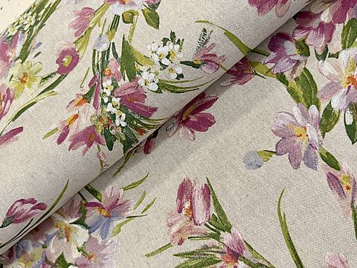 BAVLNA DEKOR/ KVETINY ŠAFRÁNY