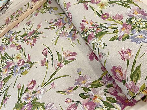 BAVLNA DEKOR/ KVETINY ŠAFRÁNY