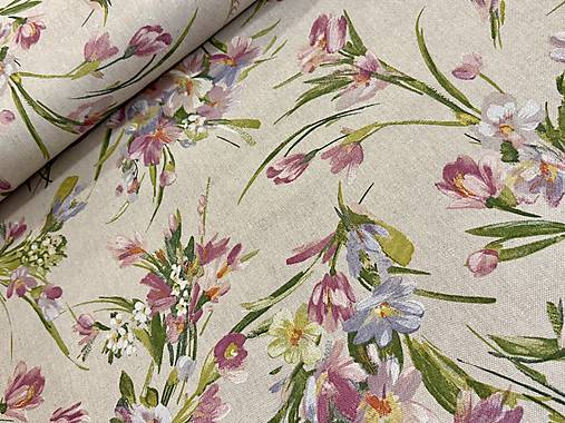 BAVLNA DEKOR/ KVETINY ŠAFRÁNY