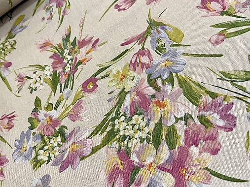 BAVLNA DEKOR/ KVETINY ŠAFRÁNY