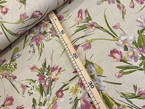 BAVLNA DEKOR/ KVETINY ŠAFRÁNY