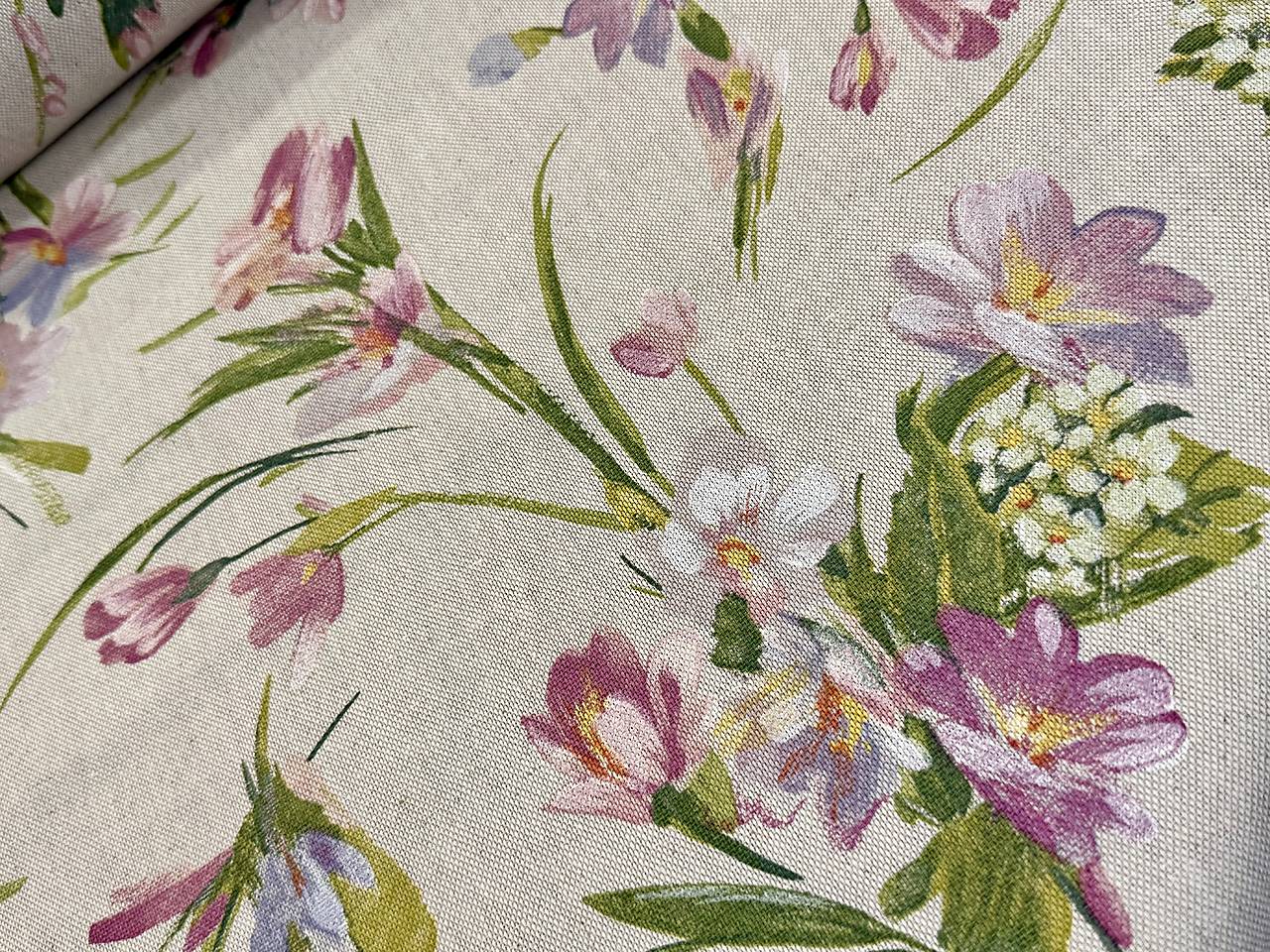 BAVLNA DEKOR/ KVETINY ŠAFRÁNY