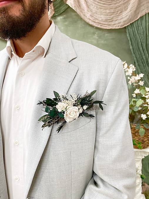 Pierko pre ženícha do vrecka "keď zobudí sa deň"