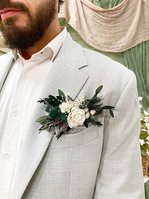 Pierko pre ženícha do vrecka "keď zobudí sa deň"