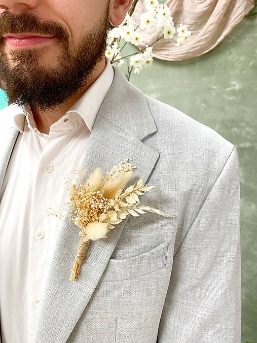 Pierko pre ženícha "šepot vánku"