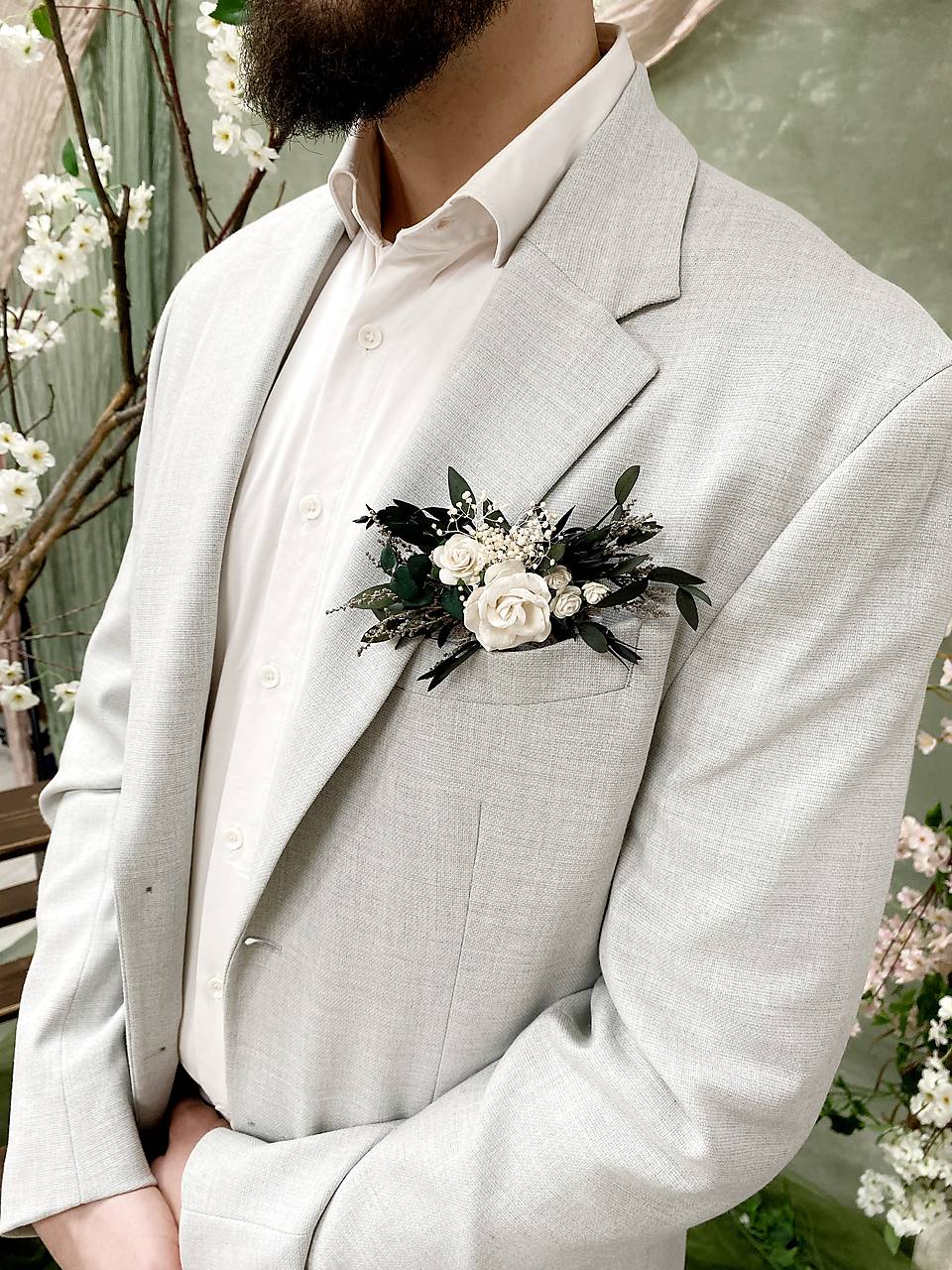 Pierko pre ženícha do vrecka "keď zobudí sa deň"