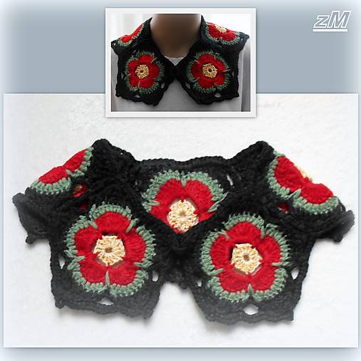 Iné doplnky - Golierik kvietok. - 18206211_