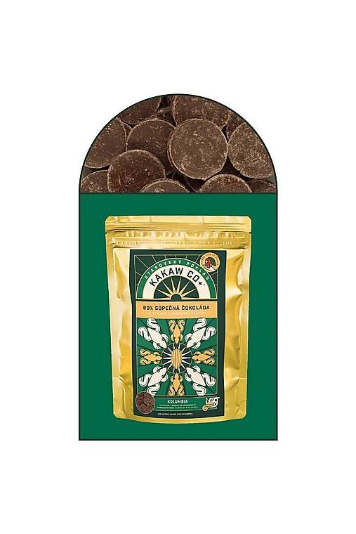 80% sopečná čokoláda Kolumbia (100 g)