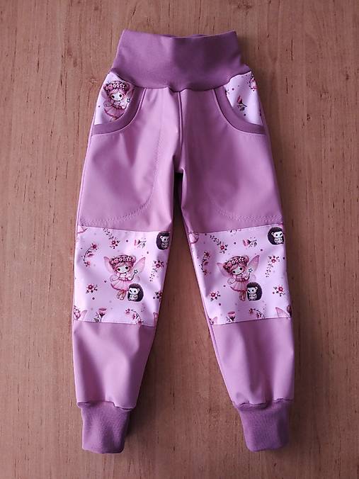 Detské oblečenie - Softshellové nohavice zajačiky - 18205821_