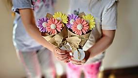 Sviečky - Mini kytička margarétky - 18204540_