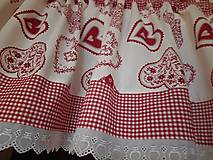 Úžitkový textil - Záclonky rezervace - 18208987_