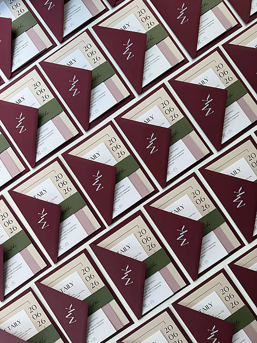 Papiernictvo - Svadobné oznámenie 310 vrstvené - 18207271_