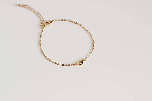 Náramok so srdiečkom Elena 5 mm