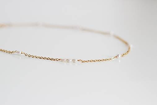 Retiazka s riečnymi perlami Elena