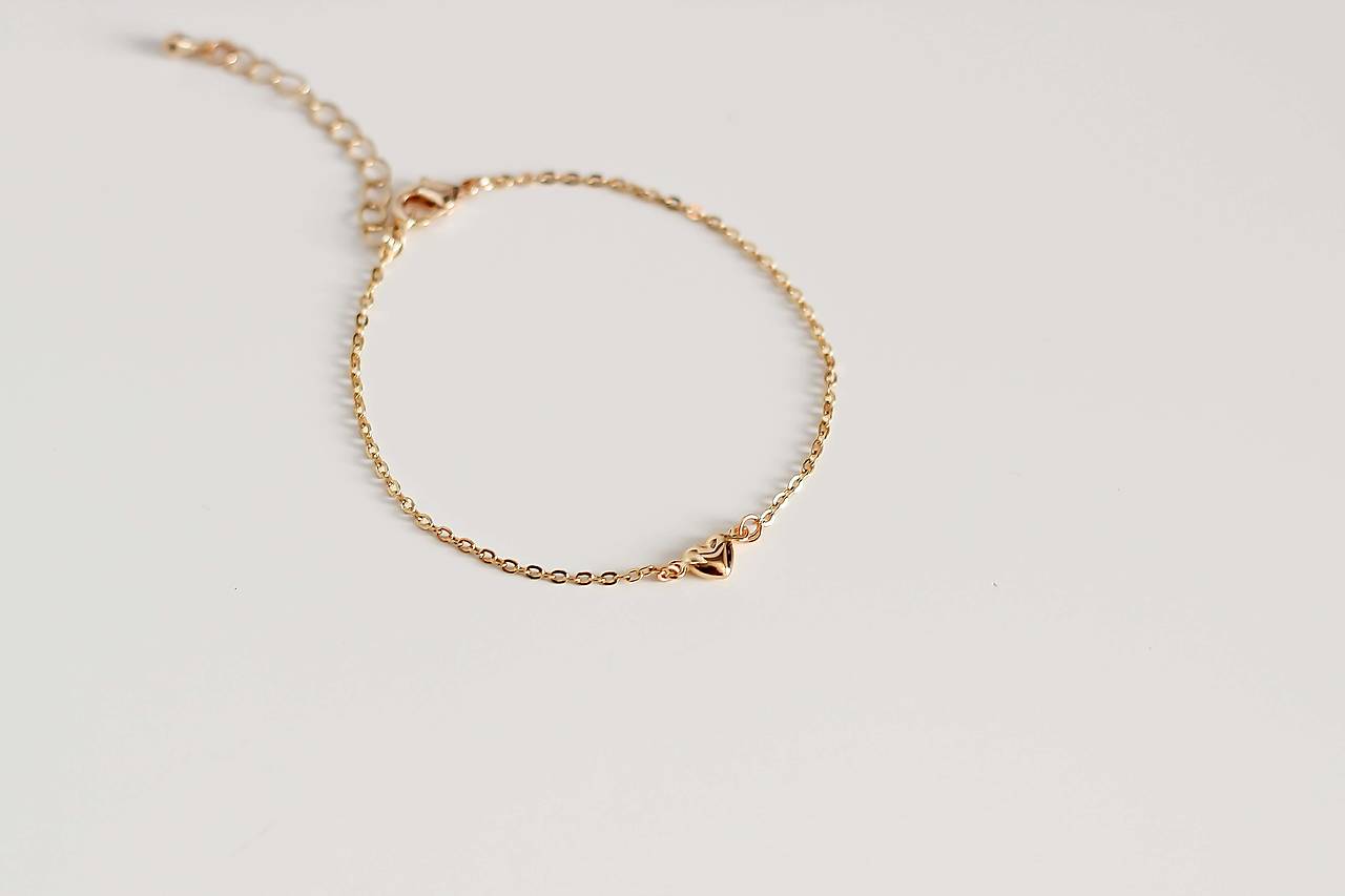 Náramok so srdiečkom Elena 5 mm