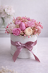 Sviečky - Kytica zo sviečok - Blooming rose - 18208205_