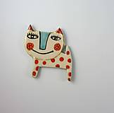 Brošne - Tana šperky - keramika/zlato - 18208276_