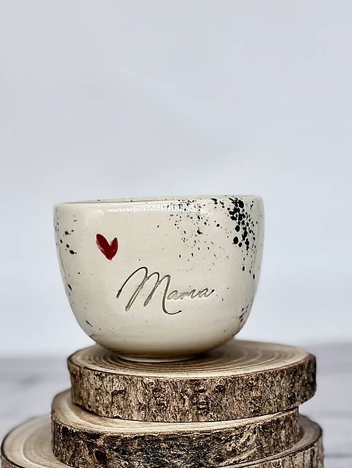 Mon Amour - pohárik cappuccino mama limited (200ml, bez uška)