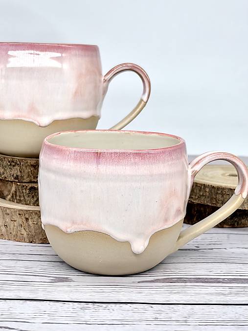 Peach Kiss - šálka na čaj (400ml, bez uška)