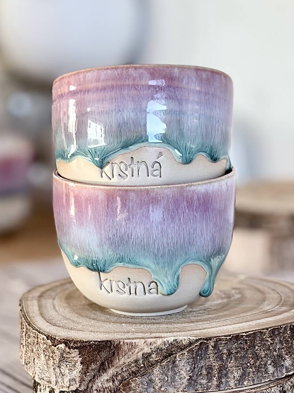 Aurora - pohárik cappuccino krstná (200ml, bez uška)