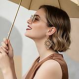 Náušnice - Korálkové náušnice BOHO - 18208220_