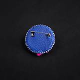 Brošne - Vyšívaná brošňa AURA - 18208322_