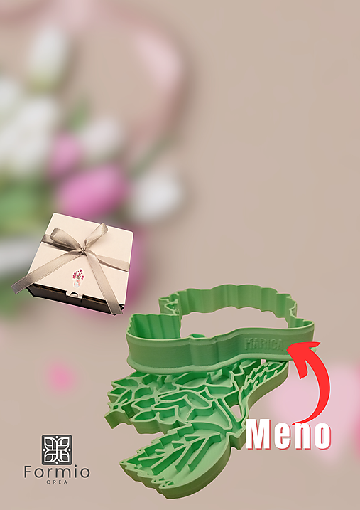 Vykrajovačka s menom – hortenzia | personalizovaná vykrajovačka na sušienky