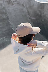 Mikiny - Dámska krémová mikina s ľudovou výšivkou Čičmany - 18208238_