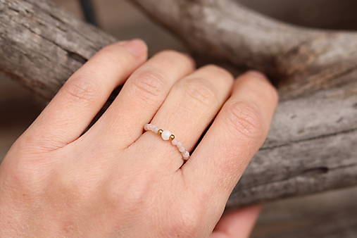 Prsteň opál, perla