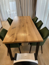 Nábytok - Jedálensky masívny stôl S&R - 18209125_