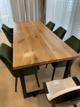 Nábytok - Jedálensky masívny stôl S&R - 18209127_