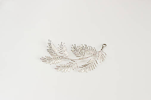 Svadobná ozdoba do vlasov Elena