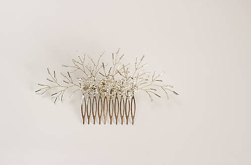 Svadobný hrebienok do vlasov Elena