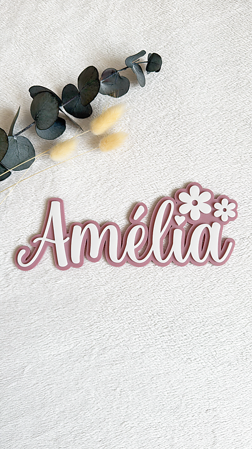 Dekorácie - Meno na stenu/dvere. - 18209759_