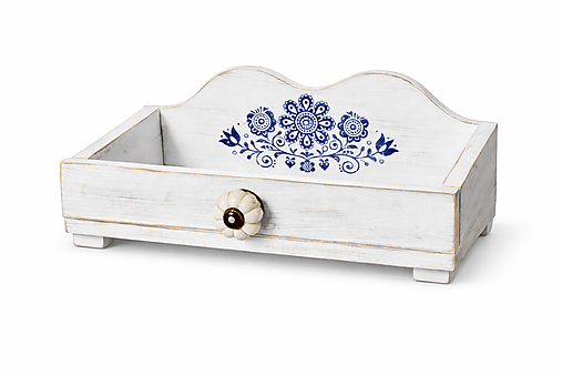 Nábytok - Bednička s ozdobnou úchytkou - 18209906_