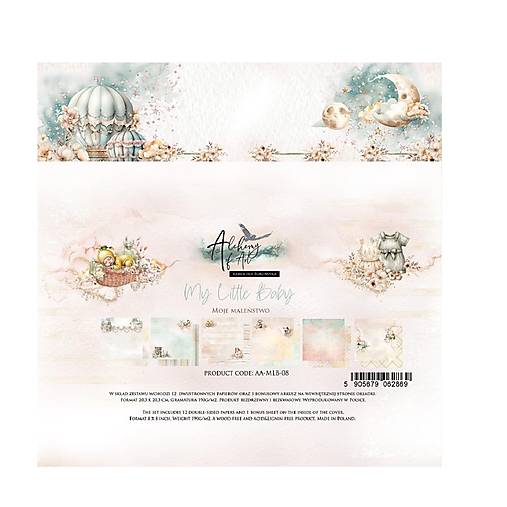 Papier - Scrapbook papier 8x8 My Little Baby - 18214072_