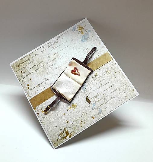 Papiernictvo - Pohľadnica / blahoželanie ... s knihou a ♥ - 18213689_