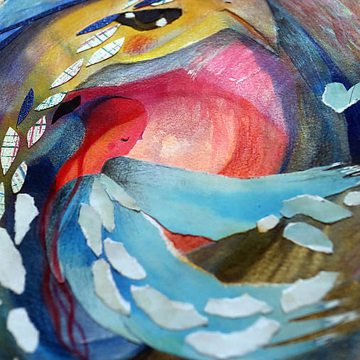 Len dôverovať/ Originál obrázok/ koláž