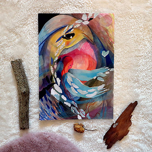 Len dôverovať/ Originál obrázok/ koláž