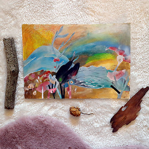 Spolu to zvládneme/ Originál obrázok/ koláž