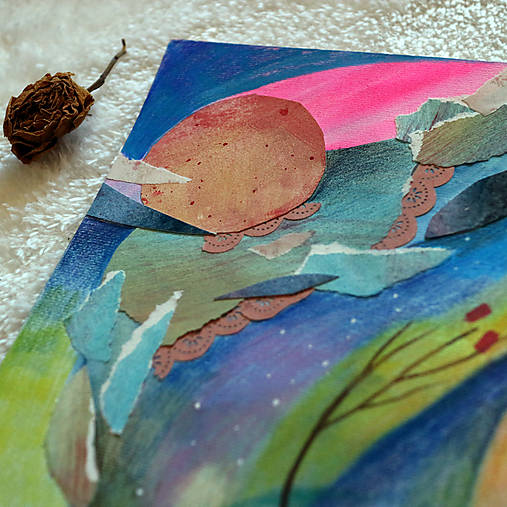 Vyrastieš z toho/ Originál obrázok/ koláž