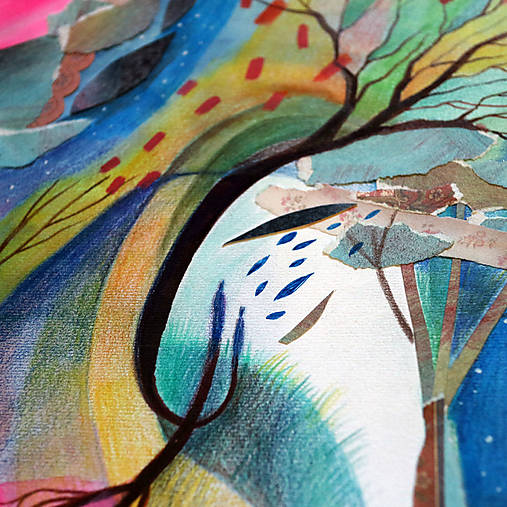 Vyrastieš z toho/ Originál obrázok/ koláž