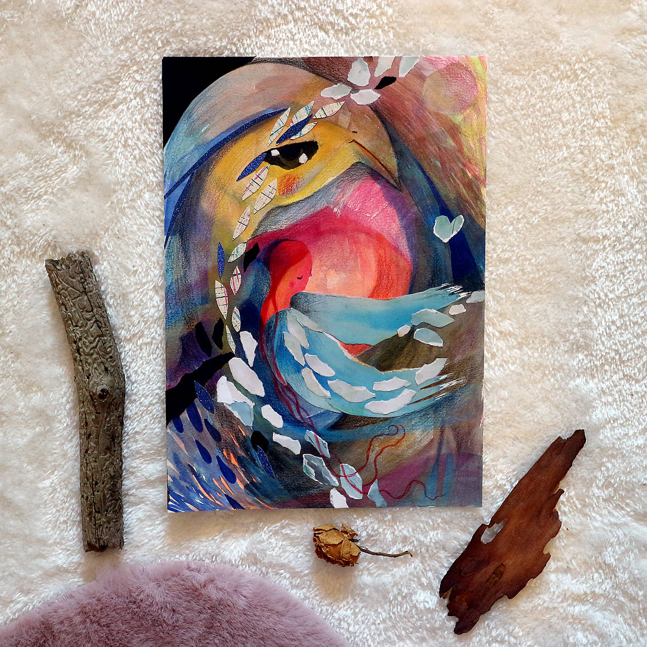 Len dôverovať/ Originál obrázok/ koláž