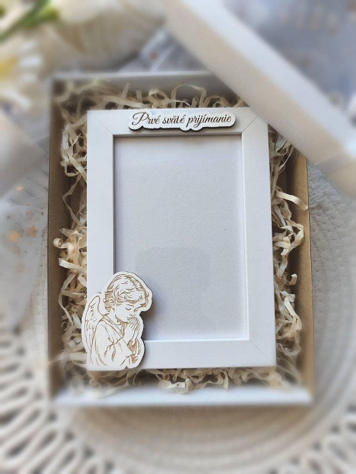 Dekorácie - Fotorámik k prvému svätému prijímaniu  - chlapec - 18213039_