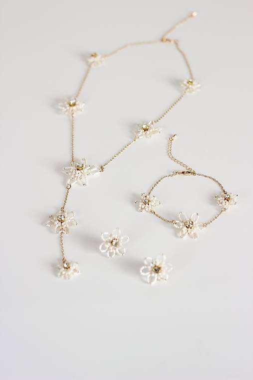 Kvetinový náramok Elena (Celá sada)