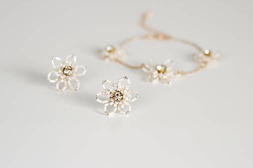 Kvetinový náramok Elena (Náušnice)