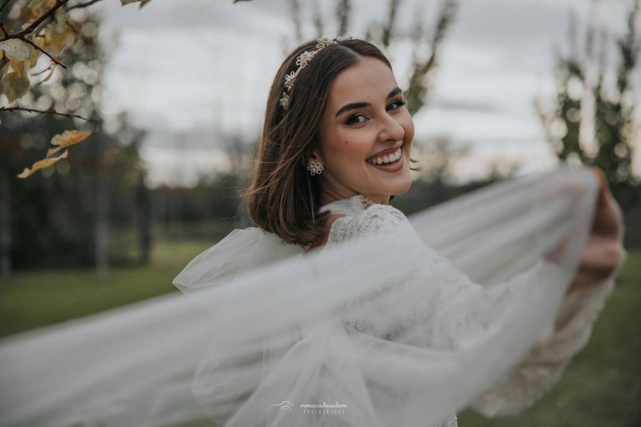 Kvetinový náramok Elena (Náušnice)